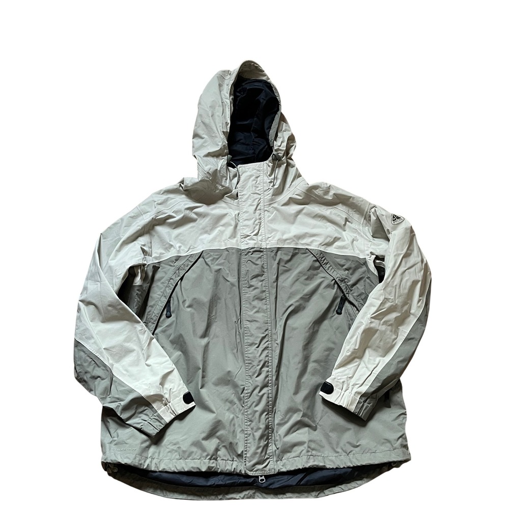 Vintage‎ 90s Y2K Nike ACG Storm Fit 3 Outer Layer Jacket XL Hooded Waterproof